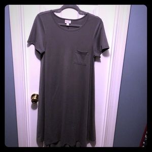 XS Grey Lularoe Carly with front pocket